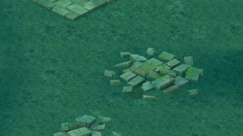 Cartoon version - floor tiles