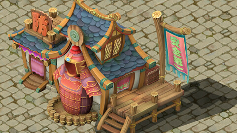 Cartoon version - armor shop