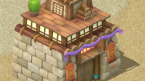 Cartoon version - House 0203