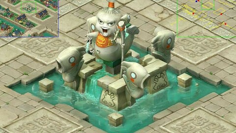Cartoon Edition - Child Fountain Sculpture 01