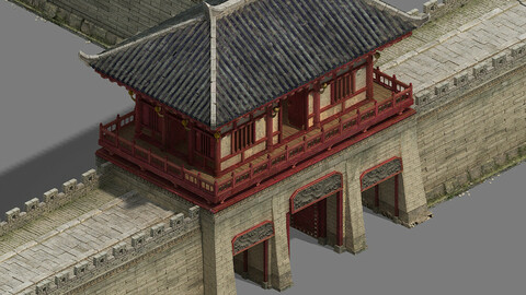 City Gate - City Wall - City Cape 01