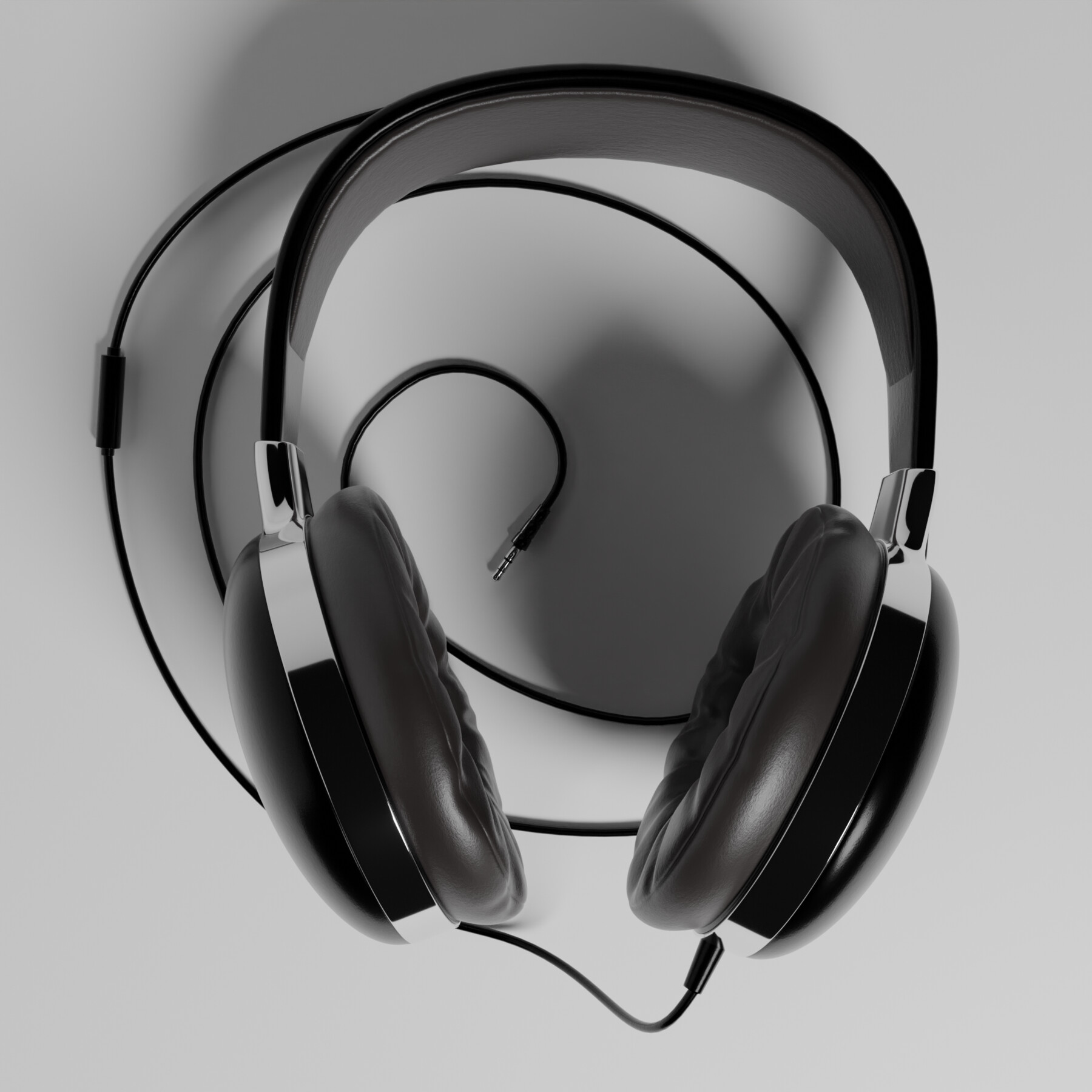 ArtStation Overhead headphones. Game Assets