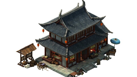 Game Model - City Building Grocery Store