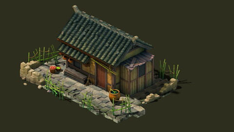 Game model - the city ordinary residential 05