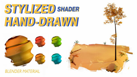 Stylized Draw Shader for Blender