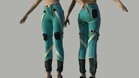 Women's pants Marvelous designer Clo3d
