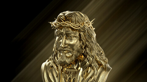 jesus 3D printable STL