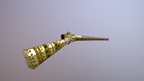 Turkish Gun 3D Model