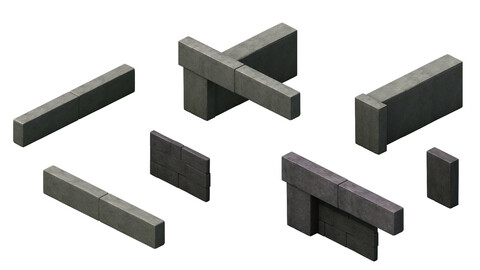 Ancient building accessories - stone wall