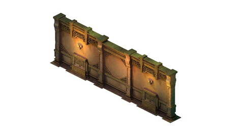 Game model - the tomb wall 02