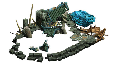 Ancient ruins of the seabed - remains 02