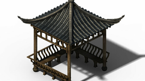 Architecture - White Chishan - Gazebo
