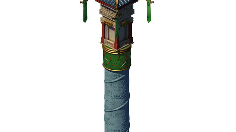 Building - contest ring - decorative column