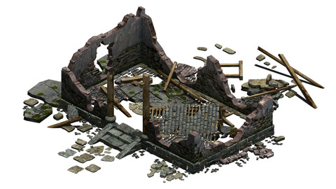 Buildings - ruins 002