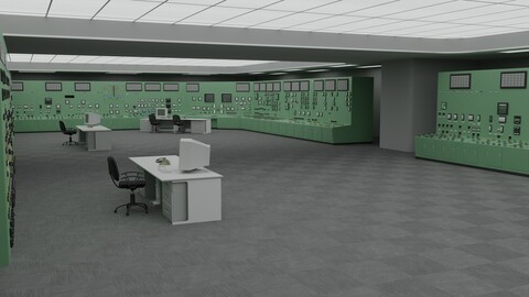 Fukushima Daiichi nuclear power plant control room
