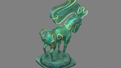 Cartoon world - stone donkey 15