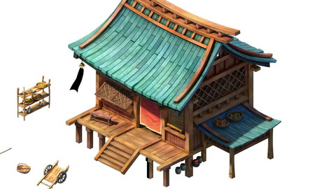 Game model - Hanging Garden - residential 01
