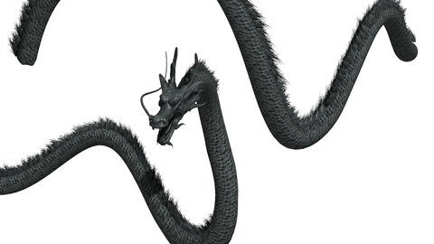 Trapped Dragon Cave - Ancient Stone Dragon 01