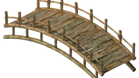 Wooden Buildings - Wooden Bridge 032