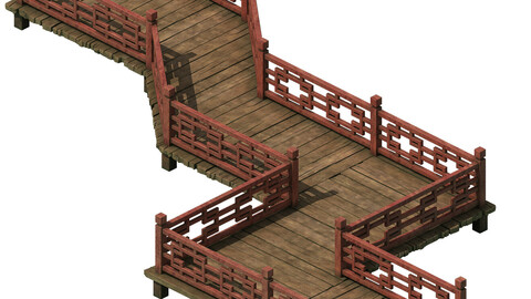 Wooden bridge - nine bridge