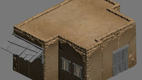 Desert Ancient Battlefield - House 03