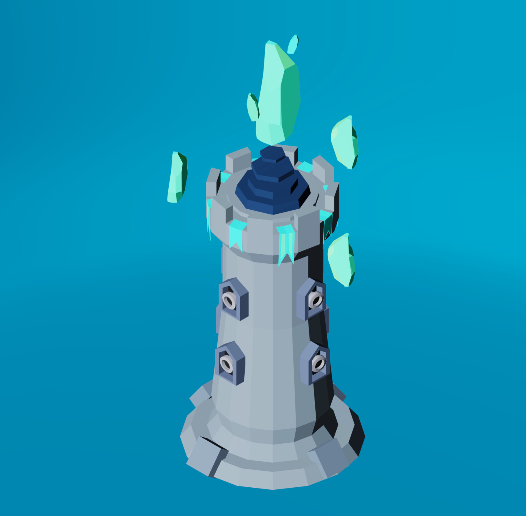 Low Poly Tower Defense in Environments - UE Marketplace