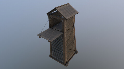 Siege Tower 3D Model