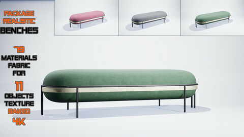 Bed Benches Vol 1 UE4