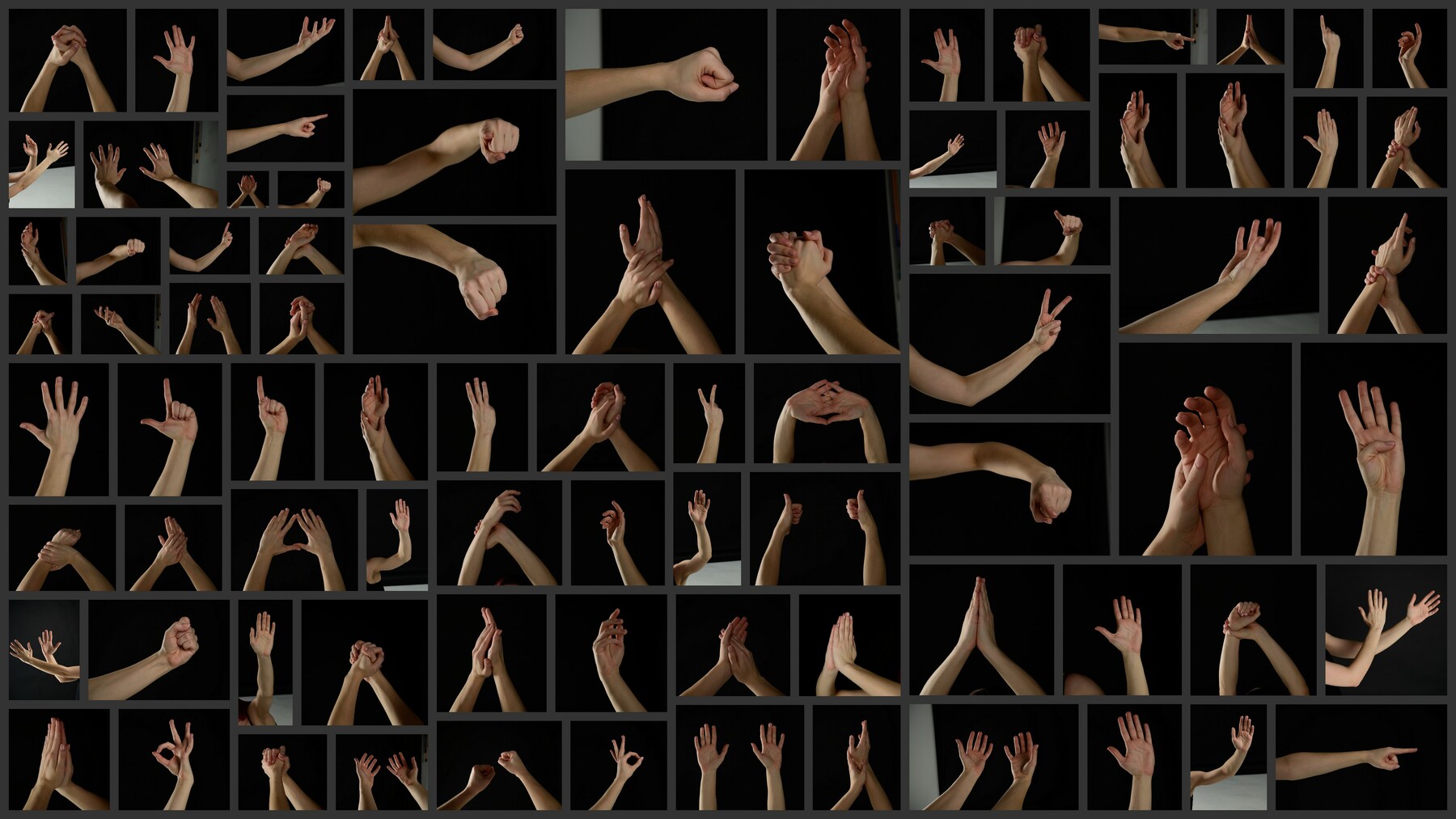 Reference Hand Poses By PoseMuse - Openclipart