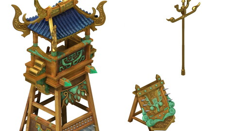 Game Model - Army Barracks Gate
