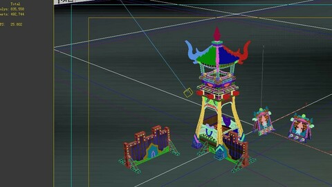 Game Model - Army Barracks Backdoor