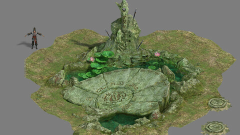 Country tribe - center decoration point