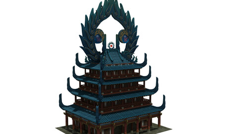 Game Login Interface - Architecture 01
