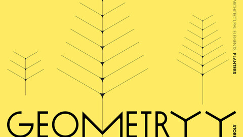 Geometryy Procedural Planters (RailClone templated 3D Models with 3D plants)