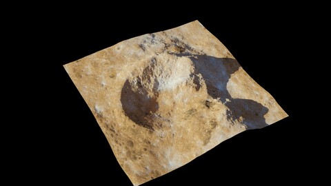 Planet Surface 3D model