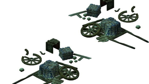 Game Models - Broken Wagons