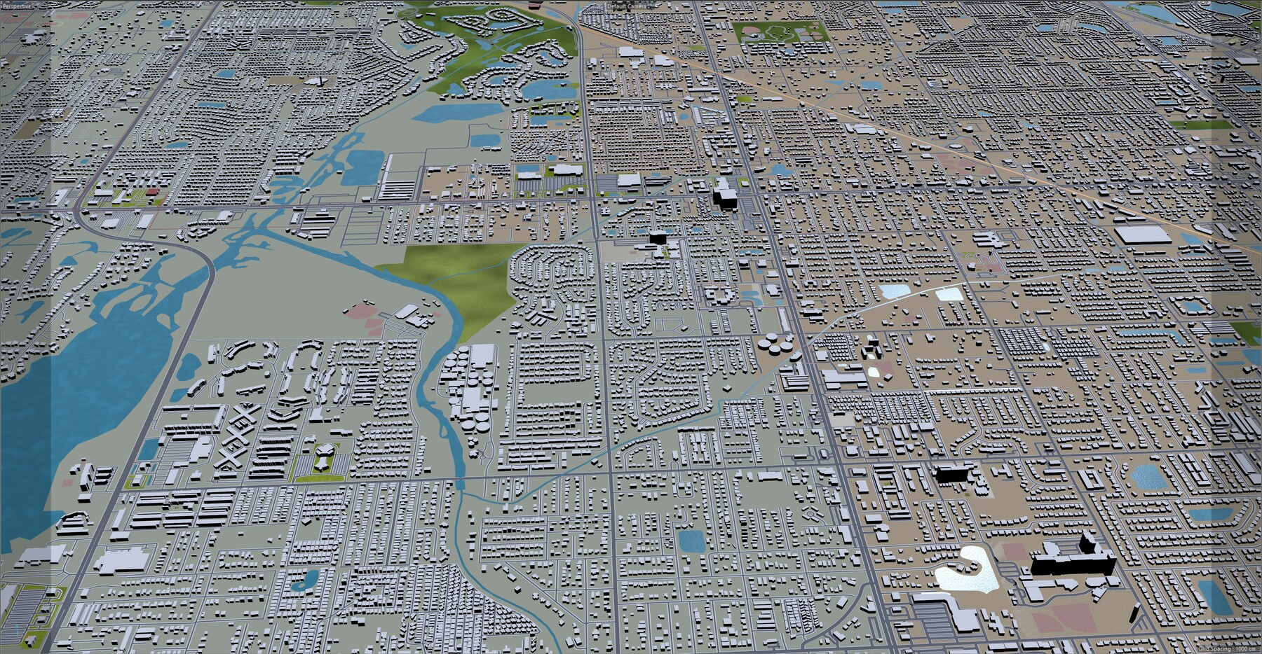 ArtStation - Saint Petersburg city Florida USA 3d model 40km | Resources