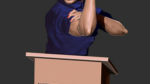 Yes we can! Alexandria Ocasio-Cortez (AOC) the riveter