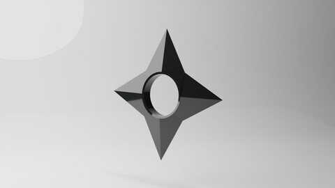 3D Shuriken from Naruto