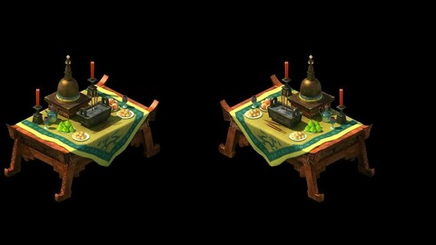 Game Model - altar table