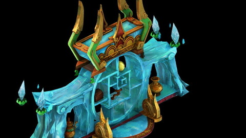 Game Model - Family Objects - Ice Lingxian lattice