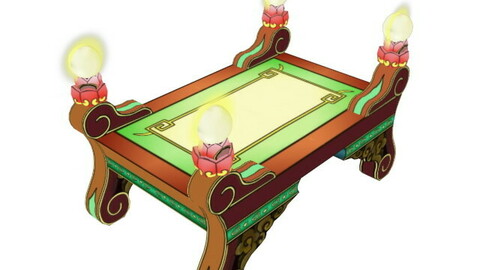 Model - Intra Family Objects - Coffee Table 05