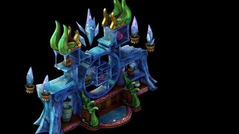 Game Model - Family Objects - Bookshelf