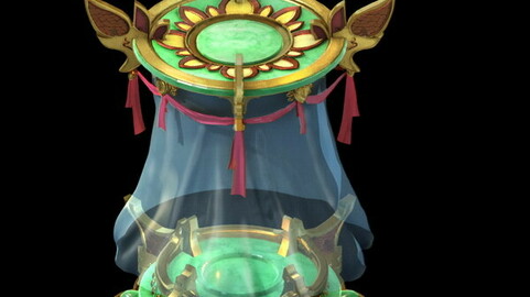 Game Models - Family Objects - Azure Po with 03