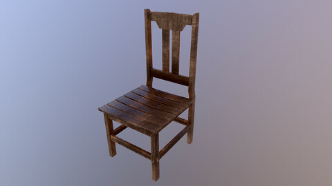 Old Chair 3D Model