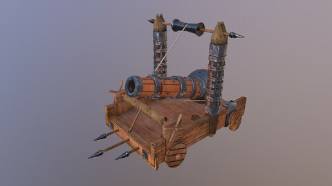 Ottoman Mortar 3D Model