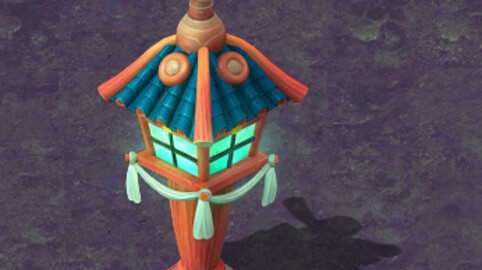 Cartoon hell - hell ghost lights