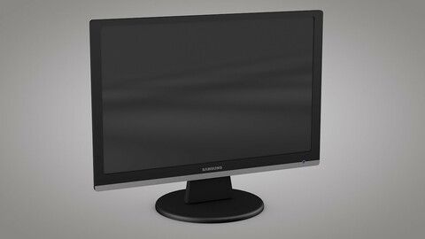 Samsung Monitor 3D Model free