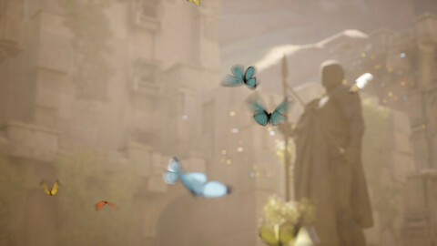 Simple Butterfly Particle System