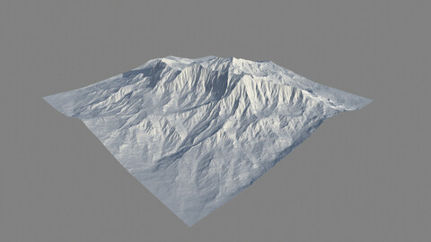 Terrain Displacement Test Map